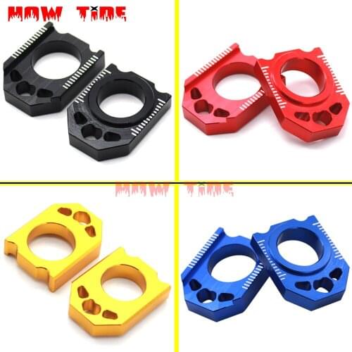Suitable for HONDA CR125R CR250R CRF250R CRF250X CRF450X CRF450X CRF450R four-color CNC rear chain adjustment shaft