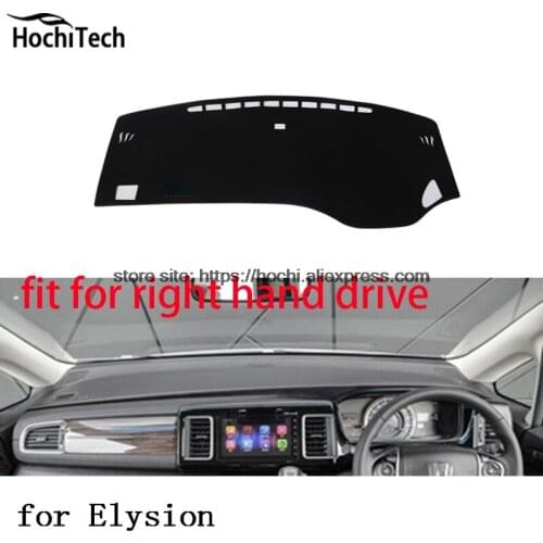 For honda elysion right hand drive dashboard mat Protective pad black color car-styling Interior Refit Sticker Mat products