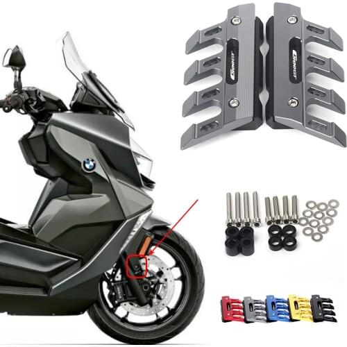 With Logo For BMW C400GT C400X C400 GT X Motorcycle Front Fork Protector Fender Slider Guard Accessories Mudguard