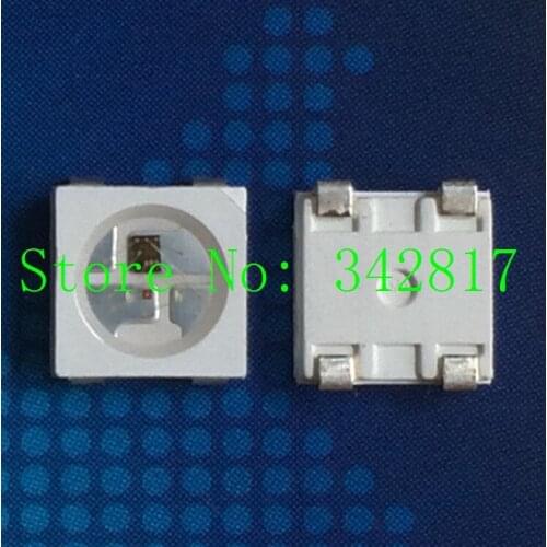 SK6812 4pin (similar WS2812B) RGB 3535 SMD Individually Addressable Digital LED Chip Pixels DC 5V 100pcs