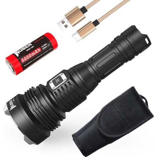 WUBEN Super Powerful Led Flashlight Torch USB Rechargeable Cree XHP70 3200 Lumens 26650 Battery Reach 454M Light T102
