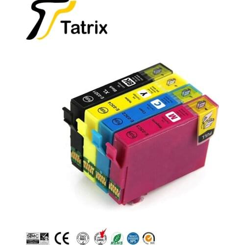 Tatrix T03D T03C T03C1 T03C2 T03C3 T03C4 T03D1 Color Compatible Ink Cartridge for Epson Workforce WF-2861 Printer