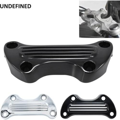 Motorcycle Handlebar Top Clamp Bar Riser Mount Cover 1" 25mm for Harley Touring Road King Street Glide FLHX FLHTK 1974-2017