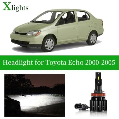 Xlights Led Headlight Bulb For Toyota Echo 2000 2001 2002 2003 2004 2005 Low High Beam Canbus Headlamp Lamp Light Accessories