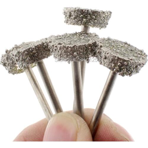 5Pcs 16mm 5/8" inch SHORT INVERTED CONICAL Diamond Grinding Head Needle Lapidary Carving Tools Coarse Grit 46 Precious Stone