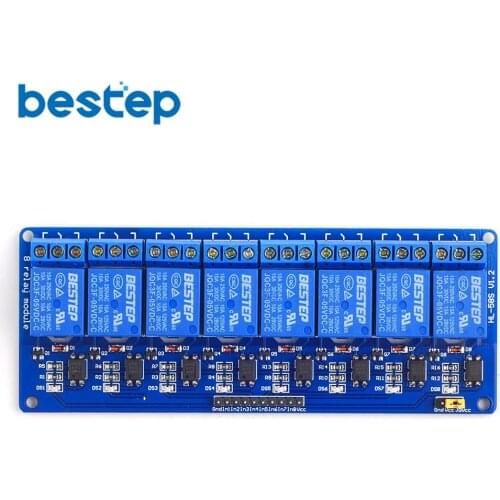 5pcs 8 Channel Relay Module 5V Active Low Board for Arduino PIC AVR MCU DSP NEW
