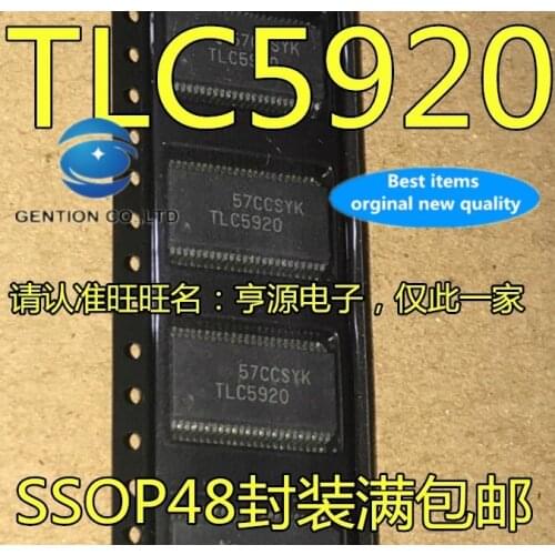 5PCS SSOP-48 TLC5920 TLC5920DLR LED lighting driver chip in stock 100% new and original