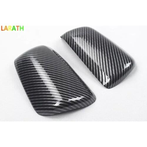 Car accessories for Mitsubishi Lancer 2013 2014 2015 2016 2017 2018 models carbon fiber rearview mirror cover mirror shell 2pcs