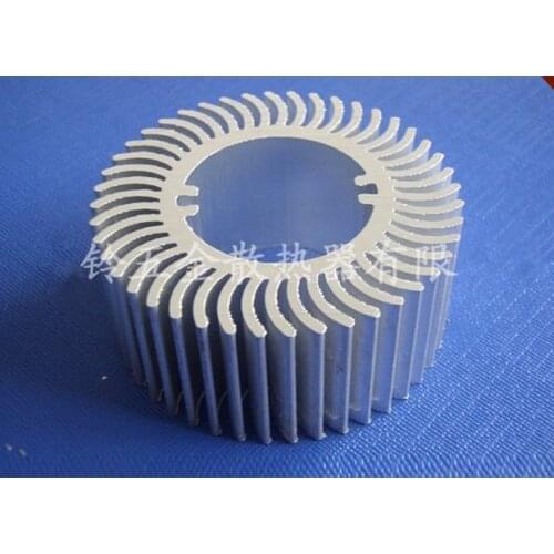 Free Ship 5PCS Custom round LED lamp bead sunflower radiator fin 50*26*10MM sunflower radiator aluminum manufacturers selling