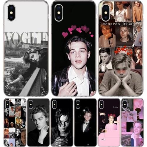 Leonardo Dicaprio Young Phone Case For iPhone 12 11 Pro 7 6 X 8 6S Plus XS MAX + XR 5S SE Mini 7P 7G Cover Coque Capa Shell