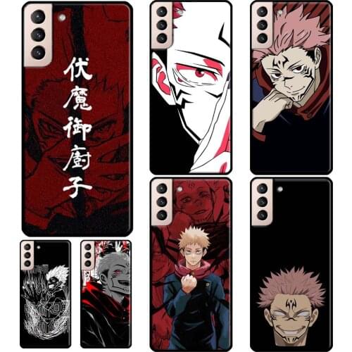 Jujutsu Kaisen Ryomen Sukuna Anime Case For Samsung Galaxy S20 FE S9 S8 S10 S20 Plus Note 10 Note 20 S21 Ultra Phone Cover