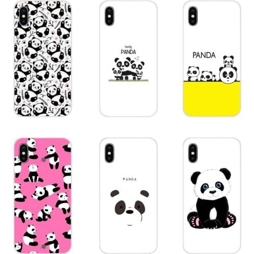 Cute Panda Bear China Accessories Phone Shell Covers For Xiaomi Mi4 Mi5 Mi5S Mi6 Mi A1 A2 A3 5X 6X 8 CC 9 T Lite SE Pro