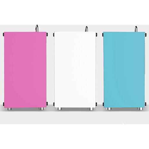 Computer Case Mini-ITX Suitcase Portable HTPC Small Case SPCC Computer Empty Chassis PC Cooler Gamer Case Double Acrylic E