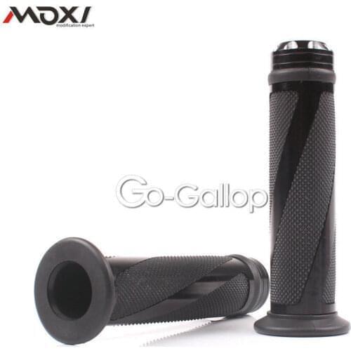 Black 7/8" 22MM Universal Motorcycle Bar End Hand Grips For Honda CBR 600 1000 RR YZF R1 R6 R6S Ninja ZX EX 6R 250R GSXR Katana