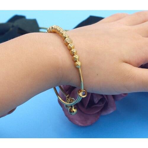 FS New Arrival Charm Campanas Adjustable Small Kids Bangle Fashionable Vintage Jewelry For Gift/Birthday