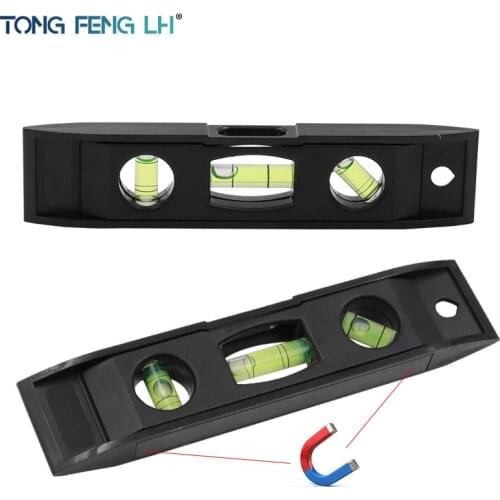 3 Spirit Level Bubble Magnetic Ruler ABS Shell Vertical Horizontal 45 Degree Bubble Level Measuring Tool Tool