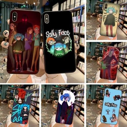 Sally Face Game Soft black Phone Case for iPhone 11 pro XS MAX 8 7 6 6S Plus X 5S SE 2020 XR case