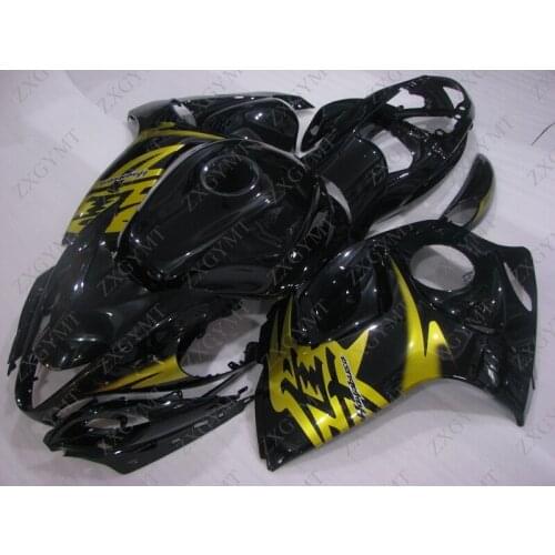 Fairing for Suzuki GSXR1300 2008 - 2014 Gold Black Body Kits Gsx 1300R 2010 Fairings GSX R1300 2012