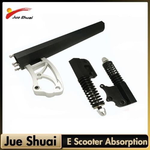 Front Shock absorption of X48 Electric Scooter Triple Shock Absorption Increases Cushioning force 10-inch E Scooter Accessories