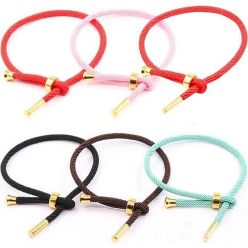 3mm Unisex Titanium Steel Braided Rope Lucky Bracelet Bangle DIY Jewelry Gift Bracelet Bangle DIY Jewelry Gift Bracelet Bangle D