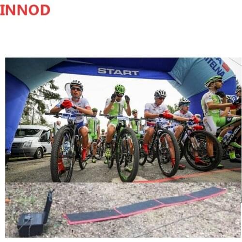 Race timing system bicycling marathon rfid tag reader 500tags/second with free bib tag