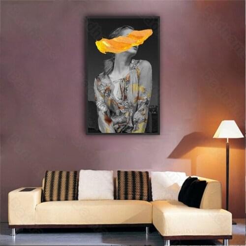 Waterproof Ink Painting Living Room Background Wall Painting Home Decoration Bedroom Painting European Figure Painting