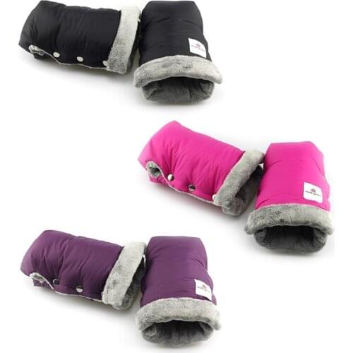 Winter Warm Baby Stroller Glove Outdoor AntiFreeze Pushchair Pram Carriage Hand Muff Waterproof Universal Pram Mitten Hand Cover