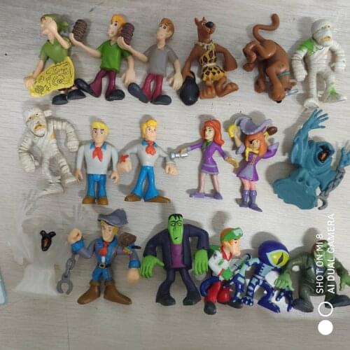 2.5" Scooby Shaggy Dog Fred Daphne Monsters Creeper Mummy Zombie Phantom Skeleton Mystery Solving Crew Figures - Your Choice