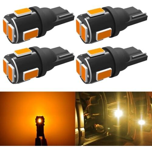 4pcs T10 W5W Led Bulbs 194 168 LED Car Dome Map License Plate Light 5630Smd White Amber Red 12V For Mazda 3 6 CX-5 323 5 CX5 2