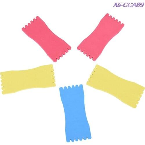 5Pcs/lot EVA Foam Wire Board Fishing Winding Line Board Pesca Fishing Tackle Accessories 12cm*5cm