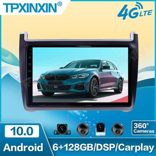 Car Radio GPS Navigation Multimedia Player For VW Volkswagen POLO Sedan 2008-2015 2Din Android 9 Auto Stereo Headunit Video