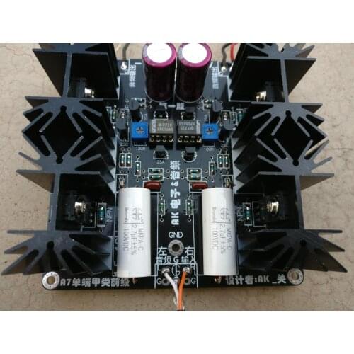 Discrete Parts, Class A, Single-ended Preamp A7, Designed for FM711 Power Amplifier