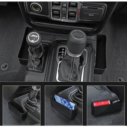 For Jeep Wrangler Jl 2018+ & Jt 2020 Gear Shift Storage Box Cover Side Organizer