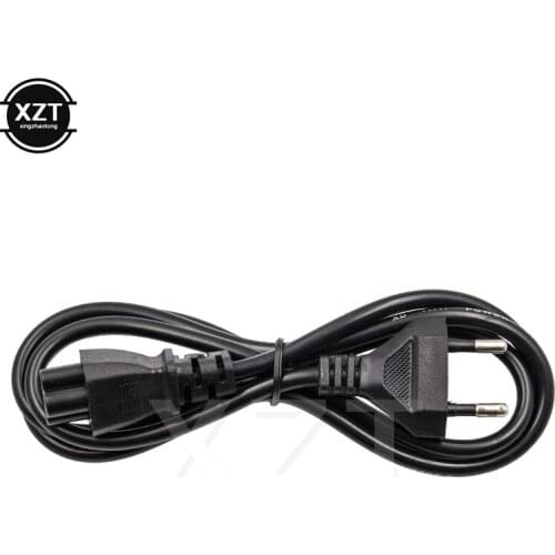 For PC 1.2M EU and US Plug Universal Laptop Charger Plug Power Adapter Cord Cable