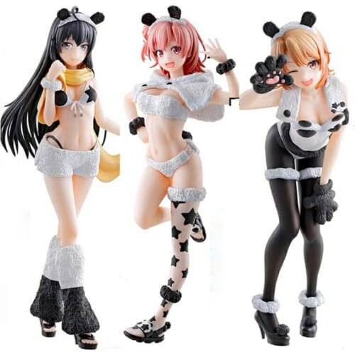 Judai Original Banpresto Oregairu Yukinoshita Yukino Yuigahama Yui Isshiki Iroha Pan-san Panda Ver PVC Action Figure Toys