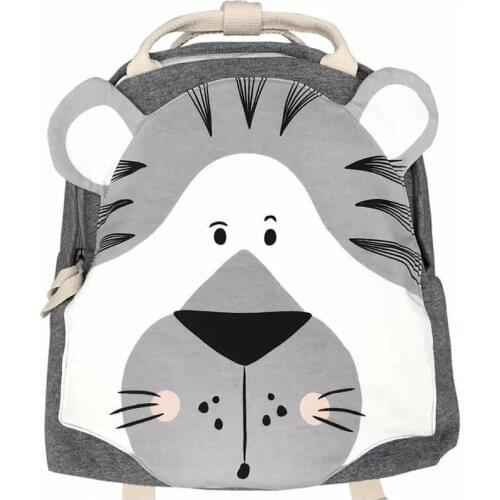 Ins Nordic Style Cartoon Animal Series Backpack Children School Bag Plush School Bag Baby Backpack Rabbit Butterfly Koala Tiger