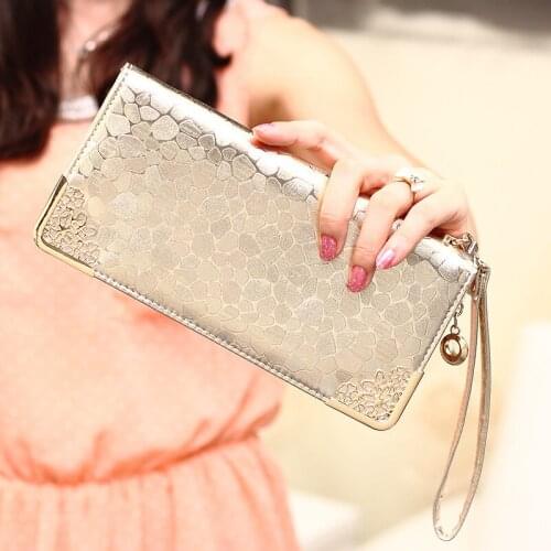 Famous Brand Women Wallets Ladies Clutch Female Case Mobile Phone Femininas Money Bag Purse Card Holder Bussiness Coin Wallet