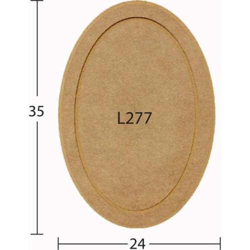 L277 Oval Supla, Can Be Painted Mdf Wood Supla