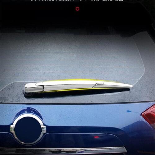For Nissan Qashqai 2014 2015 2016 2017 Rear Window Wipers Cover Trims Car Tail Wiper Strip