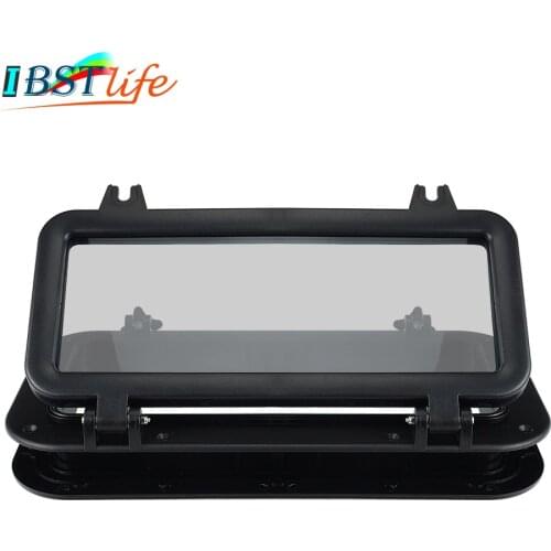 Marine Boat Yacht RV Porthole ABS Plastic Rectangular Hatches Port Lights Replacement Waterproof Windows Port Hole Portligt