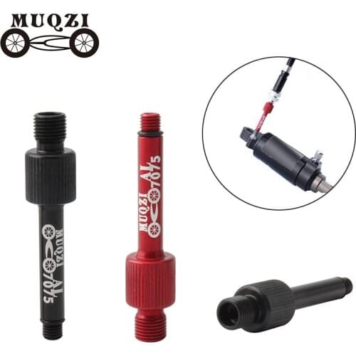 MUQZI MTB Bike Shock Absorber Valve Adapter Suspension Air Valve Conversion Nozzle IFP Extend Prevent Air Leakage Tool