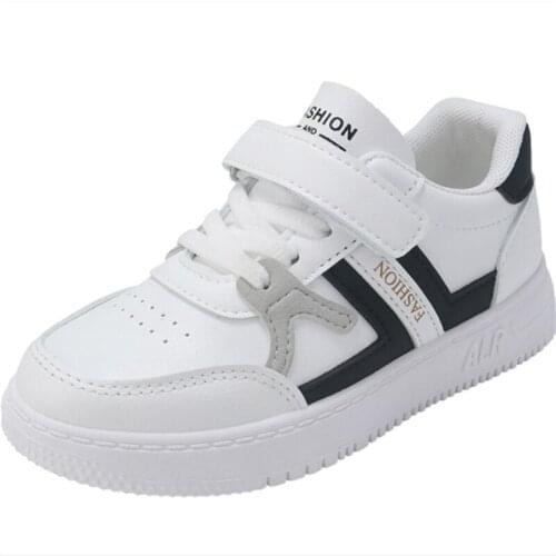 2021 Spring and Autumn New Children Shoes Soft-soled Boys Leather Sports Shoes Girls Fashionable, Iightweight Casual Running Sh