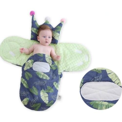 Baby Swaddle Blanket Newborn Cocoon Wrap Cotton Swaddling Bag Baby Envelope Sleep sack Bedding