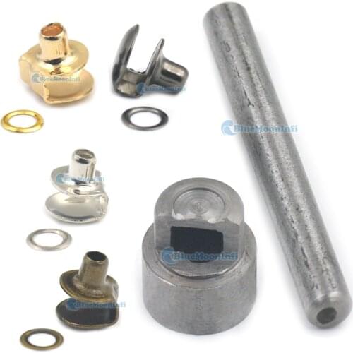 One Tool with 100 pcs 8mm Boots Hook eyelet Buckle Shoelace Hook Riding Hiking Camp Climbing Fitting With washers DIY