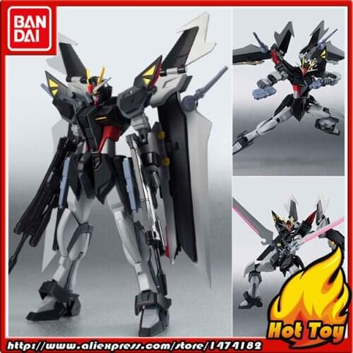 Original BANDAI Tamashii Nations Robot Spirits Action Figure No.190 - Strike Noir "Mobile Suit Gundam SEED C.E. 73: Stargazer"