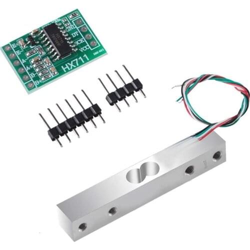 20kg Load Cell Weight Portable Electronic Kitchen Scale + HX711 ADC Module Weight Sensor for Arduino