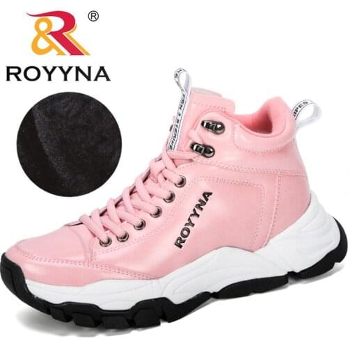 ROYYNA 2020 New Style Winter Warm Snow Boots Women Ankle Boots Female Internal Increase Botas Mujer Plush Shoes High Top Boots