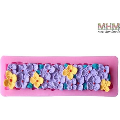 Flower Shaped Rose Flower Silicone Chocolate Mold Decorating Tools Silicon Soap Making Molds Cake Mould Valentines Day Gifts