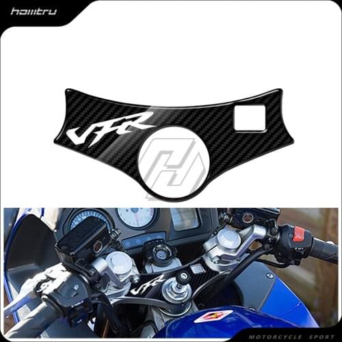 3D Carbon-look Upper Triple Yoke Defender Case for Honda VFR800 Up To 2001