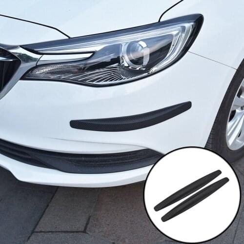 Car bumper protectors Body Corner Bumper Guard Anti-Scratch Sticker Rubber Front Bumper Protector Strips Protection Car Styling